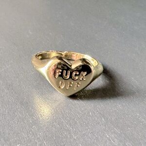 Lovingly “F* Off” Ring